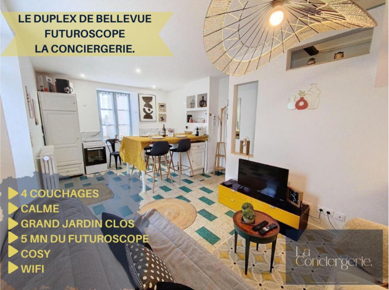 Apartmán Le Duplex De Bellevue - Futuroscope - La Conciergerie. Jaunay-Clan Exteriér fotografie